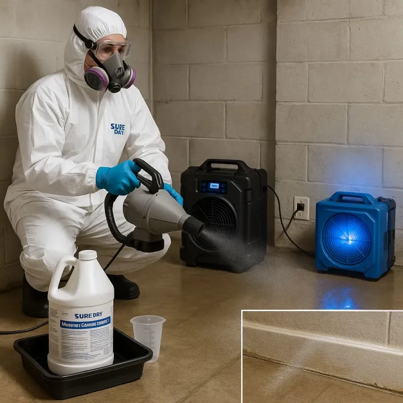 Sanitization and Odor Removal process in Cottage City, MD