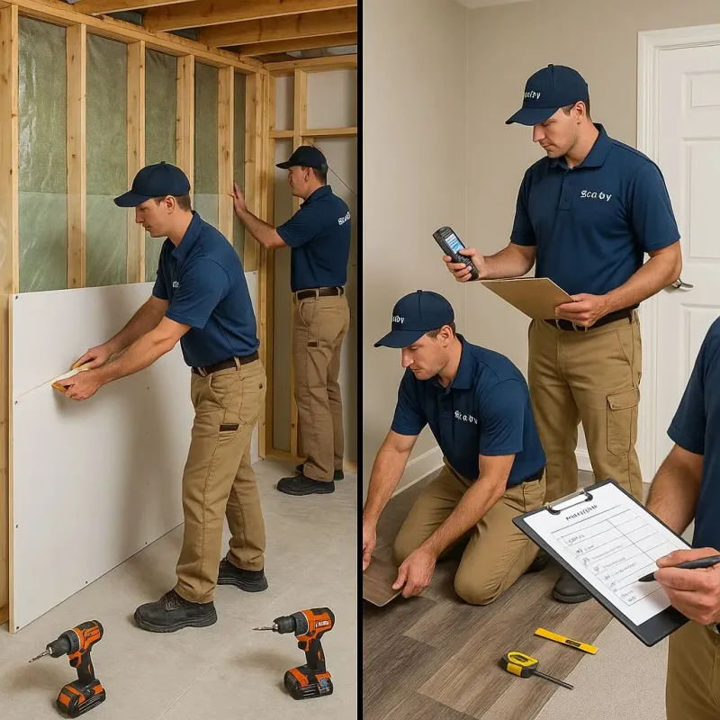 Repairs and Reconstruction process in Cottage City, MD